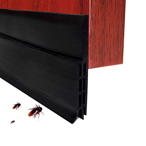 EXTSUD Selbstklebende Tür Türdichtung Dichtungsstreifen Zugluftstopper gegen Insekt Ersatzdichtung Wetterfest Blocker Schalldichtung Silikon Türstopper 100 * 5cm von EXTSUD