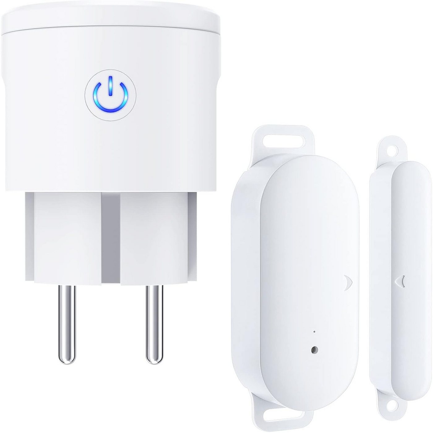 EXTSUD Sensor Funk Abluftsteuerung mit Fenster Magnetkontakt Fensterkontaktschalter, (1-St), Dunstabzugshaube Wireless Fensterschalter Fenstersensor von EXTSUD