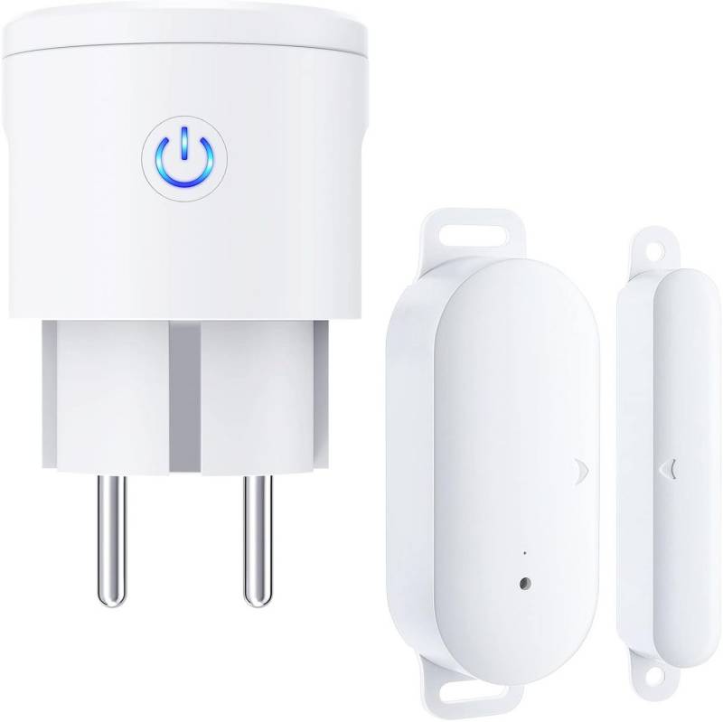 EXTSUD Sensor Funk Abluftsteuerung mit Fenster Magnetkontakt Fensterkontaktschalter, (1-St), Dunstabzugshaube Wireless Fensterschalter Fenstersensor von EXTSUD