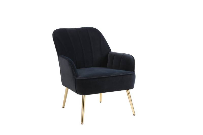 EXTSUD Sessel Samt-Freizeitsitze,metallischen Füße,ergonomische Design von EXTSUD