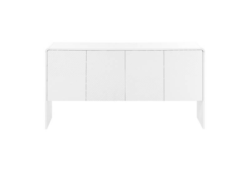 EXTSUD Sideboard Minimalistischer Stil Großer Stauraum Sideboard mit 4 Türen (1 St), Sideboard mit Rückstoßvorrichtung von EXTSUD