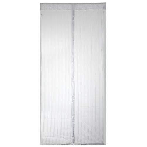 EXTSUD Fliegengitter Balkontür Magnet Fliegengitter Tür Insektenschutz 100x220 cm Fliegenvorhang Moskitonetz Automatisches Schließen für Balkontür Wohnzimmer Terrassentür Klebemontage ohne Bohren von EXTSUD