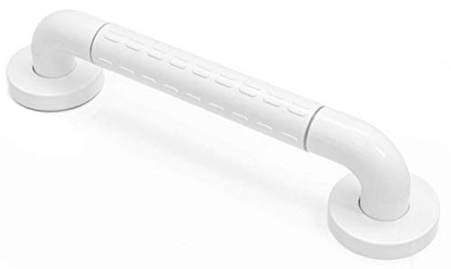 eyepower Anti-Rutsch Badewannengriff 30 cm Senioren Haltegriff Edelstahl Weiß von EYEPOWER