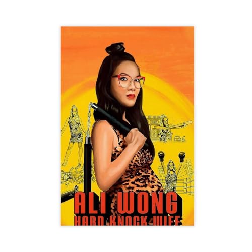 EYEZER Ali Wong Schauspielerin – Filmposter auf Leinwand, Poster, Wandkunst, Dekor, Bild, Gemälde für Wohnzimmer, Schlafzimmer, Dekoration, ungerahmt, 40 x 60 cm von EYEZER