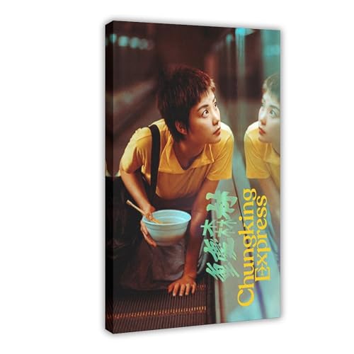 EYEZER Chungking Express Filmposter auf Leinwand, Wandkunst, Dekor, Bild, Gemälde für Wohnzimmer, Schlafzimmer, Dekoration, Rahmenstil, 20 x 30 cm von EYEZER