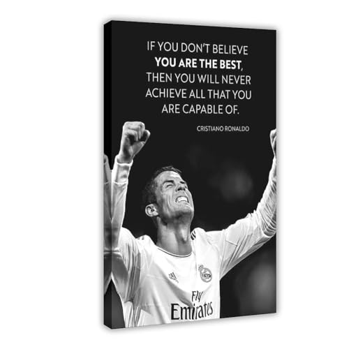 EYEZER Cristiano Ronaldo – Fußballspieler-Poster, Leinwand-Poster, Schlafzimmer-Dekor, Sportlandschaft, Büro, Raumdekoration, Geschenk, Rahmen-Stil, 30 x 45 cm EYEZER Cristiano Ronaldo – Fußballspieler-Poster, Leinwand-Poster, Schlafzimmer-Dekor, Sportlandschaft, Büro, Raumdekoration, Geschenk, Rahmen-Stil, 30 x 45 cm von EYEZER