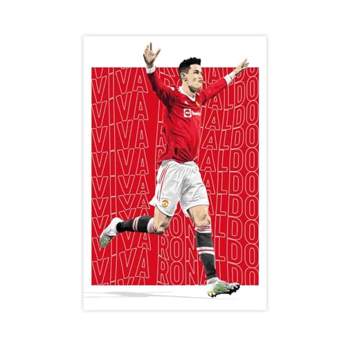 EYEZER Cristiano Ronaldo – Fußballspieler-Poster, Leinwand, Poster, Schlafzimmer, Dekoration, Sport, Landschaft, Büro, Raumdekoration, Geschenk, ungerahmt, 30 x 45 cm EYEZER Cristiano Ronaldo – Fußballspieler-Poster, Leinwand, Poster, Schlafzimmer, Dekoration, Sport, Landschaft, Büro, Raumdekoration, Geschenk, ungerahmt, 30 x 45 cm von EYEZER