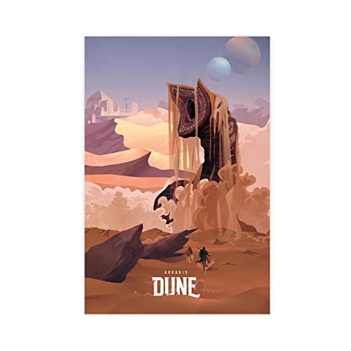 EYEZER Dune Reise-Poster für den epischen Science-Fiction-Film (1) Leinwandposter Schlafzimmer Dekor Sport Landschaft Büro Zimmer Dekor Geschenk ungerahmt 40 x 60 cm von EYEZER