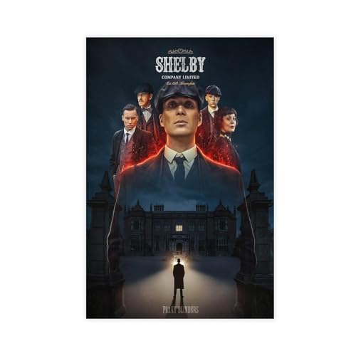 EYEZER Peaky Blinders Poster, Leinwand, Poster, Wandkunst, Dekor, Bild, Gemälde für Wohnzimmer, Schlafzimmer, Dekoration, ungerahmt, 30 x 45 cm EYEZER Peaky Blinders Poster, Leinwand, Poster, Wandkunst, Dekor, Bild, Gemälde für Wohnzimmer, Schlafzimmer, Dekoration, ungerahmt, 30 x 45 cm von EYEZER