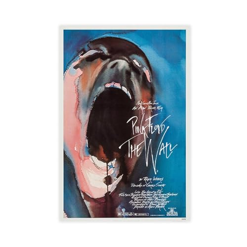 EYEZER Pink Floyd Wall – Filmposter auf Leinwand, Schlafzimmer, Dekoration, Sport, Landschaft, Büro, Raumdekoration, Geschenk, ungerahmt, 60 x 90 cm von EYEZER