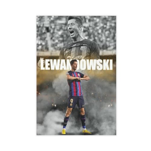 EYEZER Robert Lewandowski – Fußballspieler-Poster, Leinwand-Poster, Wandkunst, Dekordruck, Bild, Gemälde für Wohnzimmer, Schlafzimmer, Dekoration, ungerahmt, 50 x 75 cm EYEZER Robert Lewandowski – Fußballspieler-Poster, Leinwand-Poster, Wandkunst, Dekordruck, Bild, Gemälde für Wohnzimmer, Schlafzimmer, Dekoration, ungerahmt, 50 x 75 cm von EYEZER