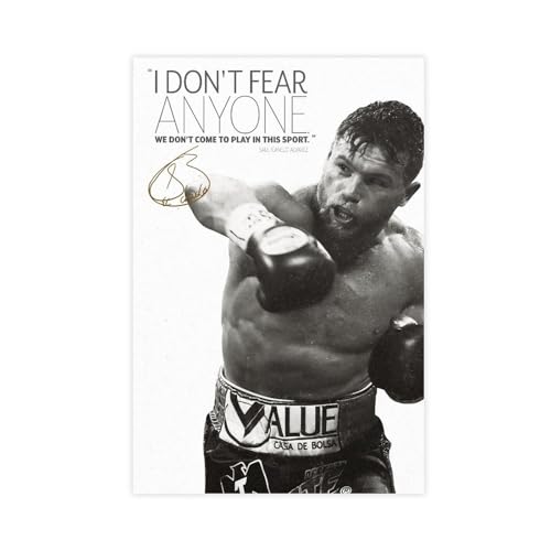 EYEZER Saul Canelo Alvarez – Boxer-Poster, Leinwand-Poster, Wandkunst, Dekordruck, Bild, Gemälde für Wohnzimmer, Schlafzimmer, Dekoration, ungerahmt, 50 x 75 cm EYEZER Saul Canelo Alvarez – Boxer-Poster, Leinwand-Poster, Wandkunst, Dekordruck, Bild, Gemälde für Wohnzimmer, Schlafzimmer, Dekoration, ungerahmt, 50 x 75 cm von EYEZER