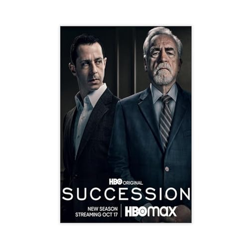 EYEZER TV-Poster – Succession (2023), Leinwand-Poster, Schlafzimmer, Dekoration, Sport, Landschaft, Büro, Raumdekoration, Geschenk, ungerahmt, 20 x 30 cm von EYEZER