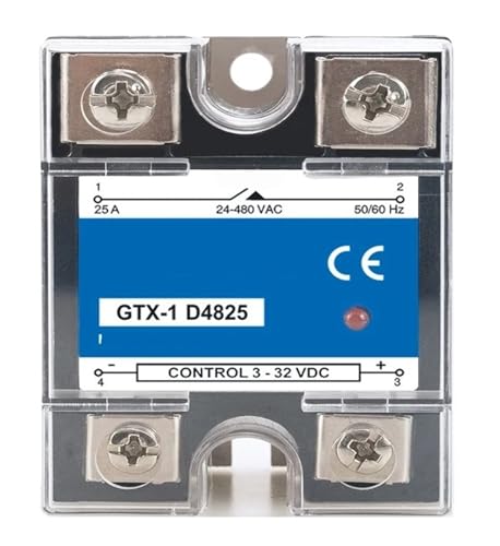 10A 25A 40A 60A 80A 100A 120A Hochphasen-Feststoffrelais DC-Steuerung AC 3-32V Steuerung 220V 10DA 25DA 40DA(AC Control AC,60A) von EYJOUTXGG