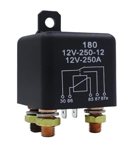 200A 250A Hochleistungsrelais 5P Startrelais 12V 24V Leistung Starkstrom Startrelais Autorelais Modularrelais(250A 12V 5PIN) von EYJOUTXGG