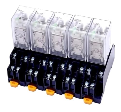 5 stücke MY2P HH52P MY2NJ 12 V 24 V DC/110 V 220 V AC spule allgemeine zweck relais mit sockel basis(DC 24) von EYJOUTXGG