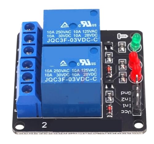 DC 12V Zeitrelais Offene Zeitverzögerung Relais Zeitrelais Steuerschalter Potentiometer(3V 2CH) von EYJOUTXGG
