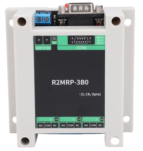 Industrielles Relaismodul for RS232-Schnittstelle RTU-Optokoppler-Isolationsmodul ABS-Gehäuse DB9-Stecker Industrielles Relaismodul(R2MRP-3B0) von EYJOUTXGG