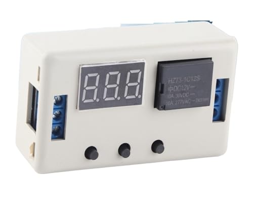LED-Zeitrelais, 12-V-LED-Anzeige-Zeitrelais-Steuerschaltermodul von EYJOUTXGG