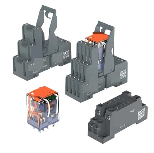 Relais 12 V 24 V DC 220 V AC Spule Hochleistungs-Allzweckrelais mit Sockelsockel 8-polig und 14-polig(AC220V,Small 14Pin Relay) von EYJOUTXGG