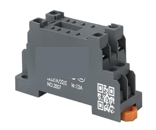Relais 12 V 24 V DC 220 V AC Spule Hochleistungs-Allzweckrelais mit Sockelsockel 8-polig und 14-polig(AC220V,Small 8Pin Base) von EYJOUTXGG