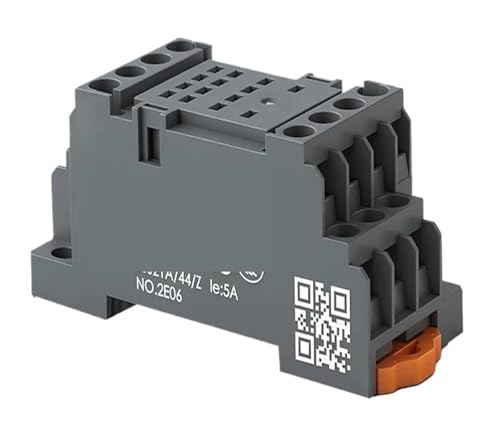 Relais 12 V 24 V DC 220 V AC Spule Hochleistungs-Allzweckrelais mit Sockelsockel 8-polig und 14-polig(DC12V,Small 14Pin Base) von EYJOUTXGG