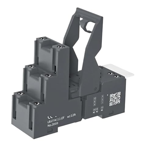 Relais 12 V 24 V DC 220 V AC Spule Hochleistungs-Allzweckrelais mit Sockelsockel 8-polig und 14-polig(DC24V,Small 8Pin Base-F) von EYJOUTXGG