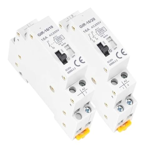 Relais Mechnical Rastrelais Pulse Relay16A 1NO 2NO Spule 230V AC 110V DC(1NO) von EYJOUTXGG