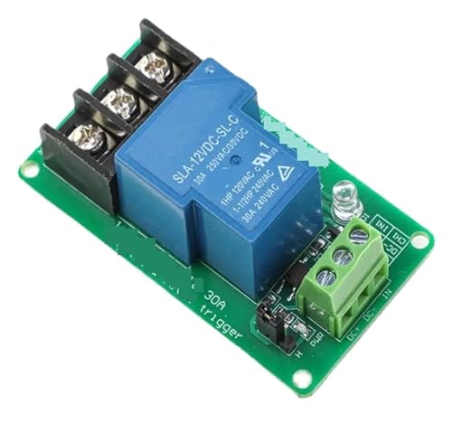 Relaismodul 30A mit Spannung 5V 12V 24V hoch und Triger-Trigger(5 Pcs,5V) von EYJOUTXGG