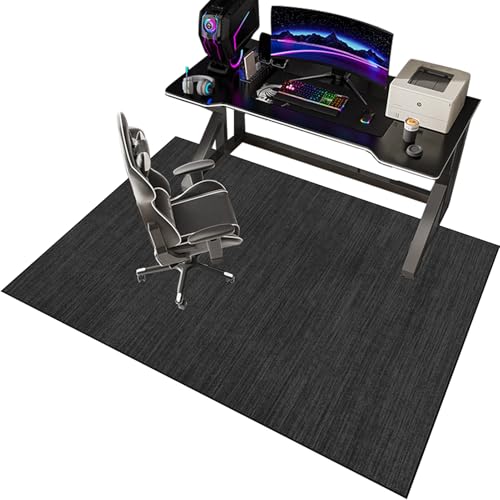 EYKWKB 140 x 150 cm Schreibtischstuhl Unterlage für Laminat - Gaming Bürostuhl Stuhlmatten - Bodenschutzmatte Bürostuhl Bürostuhlunterlage - Bürostuhl Unterlage - Gaming Teppich für Stuhl von EYKWKB