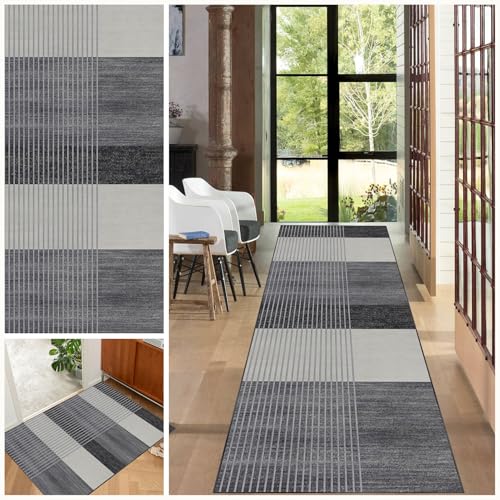 EYKWKB Teppich Läufer Flur Küchenteppich Waschbar rutschfest, Küchenläufer Modern Carpet Fussmatte Innen Teppichläufer für Küche 80 x 350 cm FlurWohnraum Teppichläufer auf Maß Meterware Flurteppich EYKWKB Teppich Läufer Flur Küchenteppich Waschbar rutschfest, Küchenläufer Modern Carpet Fussmatte Innen Teppichläufer für Küche 80 x 350 cm FlurWohnraum Teppichläufer auf Maß Meterware Flurteppich von EYKWKB