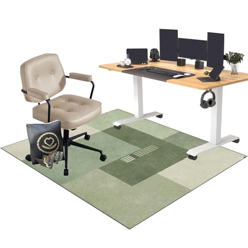 EYKWKB Unterlage Schreibtischstuhl, Teppich-Stuhlmatte, Bodenschutzmatte für Hartböden, Gaming Teppich für Stuhl, Gaming Bürostuhl Unterlage, Stuhl Unterlage Schreibtisch 130 x 150 cm EYKWKB Unterlage Schreibtischstuhl, Teppich-Stuhlmatte, Bodenschutzmatte für Hartböden, Gaming Teppich für Stuhl, Gaming Bürostuhl Unterlage, Stuhl Unterlage Schreibtisch 130 x 150 cm von EYKWKB