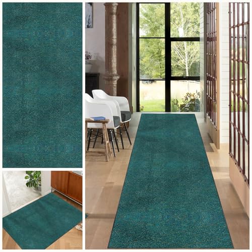 Teppichläufer Teppich Flur Läufer Teppich Läufer Flur rutschfest Korridor Küchenteppich Waschbar, 50 x 100 cm Meterware Teppichläufer Lang for Corridor Schlafzimmer Wohnzimmer Polyester Anpassbar von EYKWKB