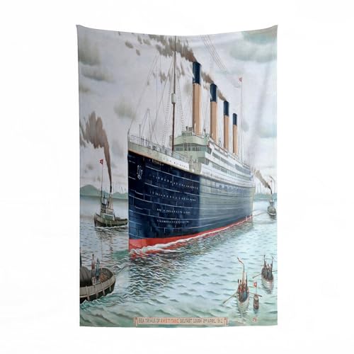 EYLOZS Kuscheldecke flauschig & super weich - hochwertige Fleecedecke auch als Wohndecke,Sofadecke & Wohnzimmer geeignet,Titanic - Computergeneriertes 3D-Rendering. Farbfarbeffekt.150x200cm von EYLOZS