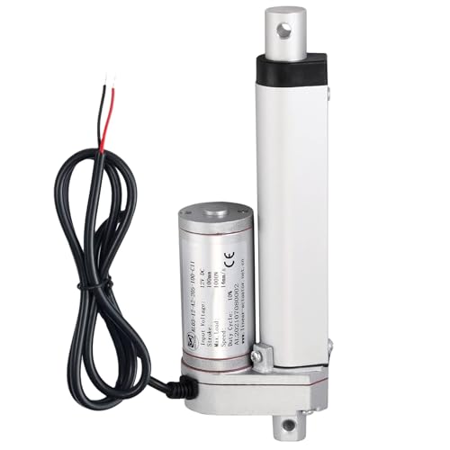 EYPINS Linearantrieb Linearmotor 12V, 1000N 100mm Hub max Linearantrieb, Toröffner Verstellantrieb Linear Actuator Motor Lineartechnik-Aktuatoren für Elektrisch Motor Auto Möbel Lifting Sofa (14mm/s) von EYPINS