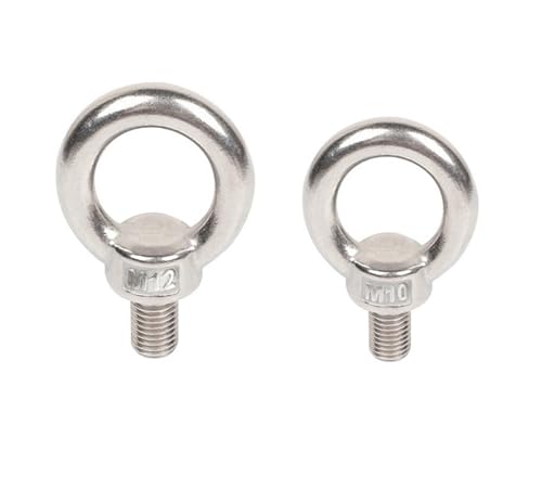 304, eizbolzen aus stahlglas, 1 Stück 304 Edelstahl Augenschraube Schraube M6 M8 M10 M12 for Kabelseil(Type-m10) von EYRMQWJPC