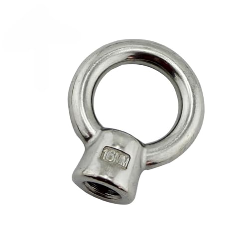 304, eizbolzen aus stahlglas, 304 Edelstahl Hebeöse Mutter Ring Gewinde for Marine Silber Mehrere Größen(M10) von EYRMQWJPC
