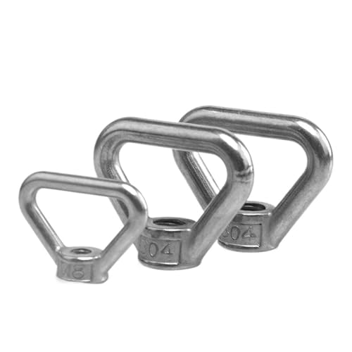 304, eizbolzen aus stahlglas, Dreieckige Ringmutter aus Edelstahl 304 mit Trapezgewinde, silberfarben, mehrere Größen(Size M20) von EYRMQWJPC