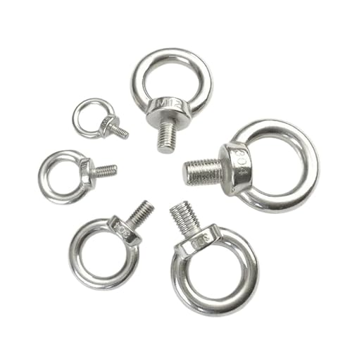304, eizbolzen aus stahlglas, Ringschraube 304 Edelstahl, M3-M12 Gewinde, 9-80mm Länge(M10,70mm) von EYRMQWJPC