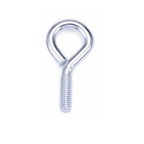 304, eizbolzen aus stahlglas, Schraube, geschlossener Haken, Ring, Ösenschraube, verzinkter Stahl, Edelstahl 304, mehrere Größen(Zinc Plated,M5x20mm-10pcs) von EYRMQWJPC