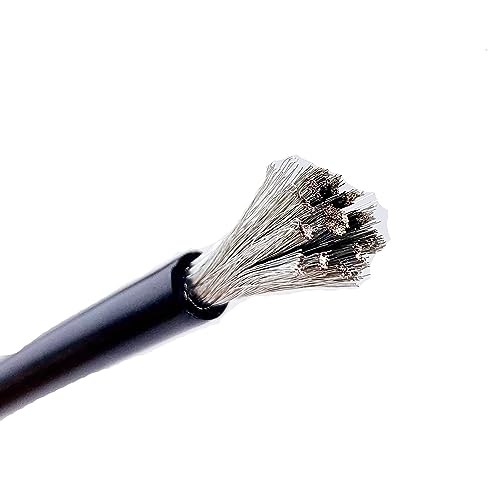 AWG Abgeschirmte CNC Draht 5 Meter 2AWG 4AWG 6AWG Akku Kfz-Kabel 8AWG zu 18AWG(Black,8AWG) von EYRMQWJPC