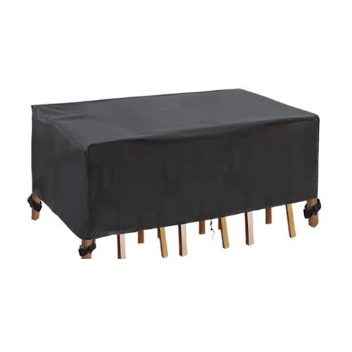 Abdeckungen für Gartenmöbel 420D Oxford Outdoor-Möbel-Set-Abdeckung, rechteckig, mehrere Größen(213x132x74cm) von EYRMQWJPC