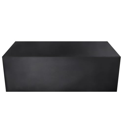 Abdeckungen für Gartenmöbel wasserdichte Terrassenmöbelabdeckungen in Schwarz und Silber, mehrere Größen(Black,190X125X80cm) von EYRMQWJPC