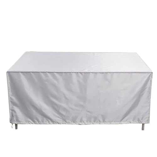 Abdeckungen für Gartenmöbel wasserdichte Terrassenmöbelabdeckungen in Schwarz und Silber, mehrere Größen(Silver,270X180X89cm) von EYRMQWJPC