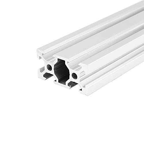 Aluminiumprofile Linearschiene T 100-1200mm Silber 2040 V-Slot Aluminium Profil Extrusion Rahmen for CNC Werkzeug DIY(200mm) von EYRMQWJPC