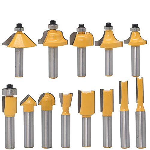 Außensechskantschraube, 1 stücke 8mm Schaft Holz Router Bit Gerade Ende Mühle Trimmer Reinigung Flush Trim Ecke NO13(NO10) von EYRMQWJPC