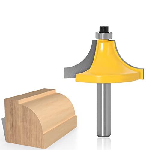 Außensechskantschraube, 1PC 8mm Schaft Runde Anfasen Cutter Über Perlen Kanten Router Bit8X63(8X63) von EYRMQWJPC