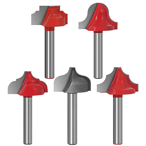 Außensechskantschraube, 1pc 6mm Schaft Holz Router Bit Gerade Ende Mühle Trimmer Reinigung Flush Trim(NO1) von EYRMQWJPC