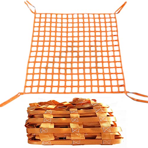 Das rechteckige gitter, Hebenetzgurte, Ladungshängenetz - LKW-Ladungsnetz, for Be- und Entladen von Ladung(1 X 1M/Mesh 10cm/Load 2t) von EYRMQWJPC