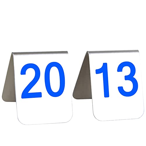 Digitale Sitzplatzkarte Stapelbare Tischkarten im Zeltstil 1-10/20, bequeme Sitzgelegenheiten(Blue100) von EYRMQWJPC